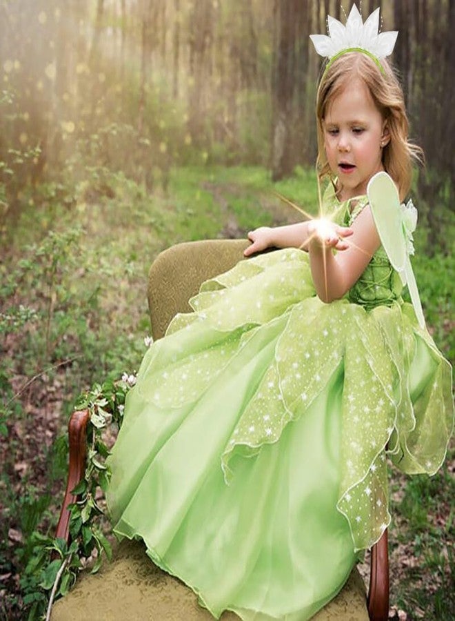 يوسبيبي إكسسوارات تنكرية للأميرة تيانا للبنات - طوق رأس للهالوين، هدايا حفلات الكريسماس للأطفال - Image 4